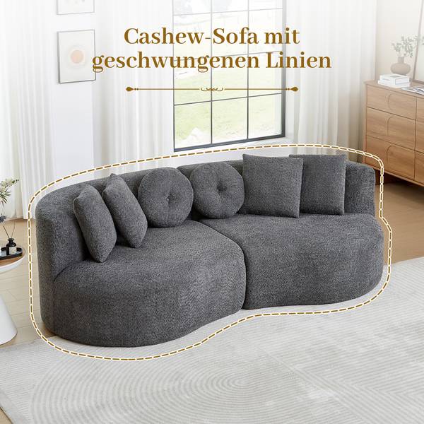 3-Sitzer Sofa RMCFT Grau