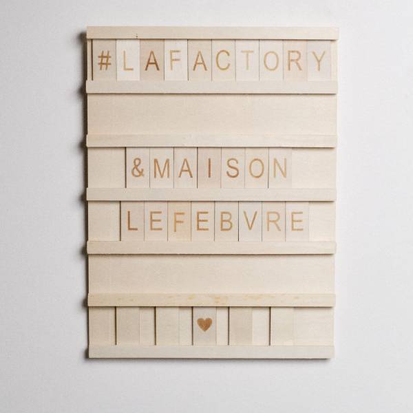 Meldungsfeld SIMPLICITY Beige - Holzwerkstoff - 30 x 1 x 40 cm