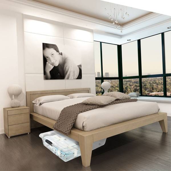 Unterbettbox 154009 Kunststoff - 60 x 20 x 80 cm