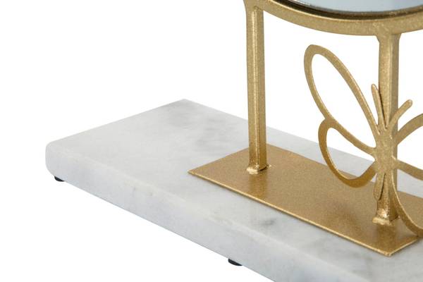 Spiegel Butterfly Gold - Metall - 9 x 40 x 30 cm