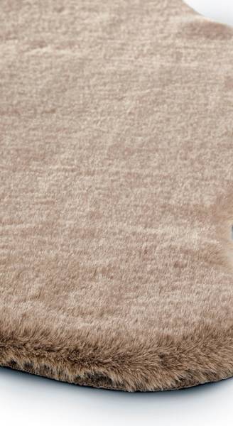Teppich COSY Braun - Textil - 120 x 120 x 120 cm