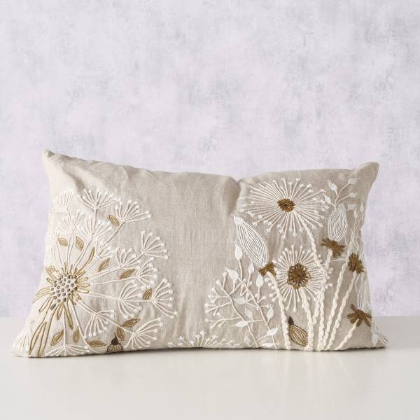 Dekokissen FINNA Beige - Naturfaser - 39 x 16 x 60 cm