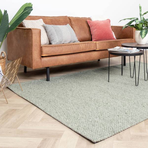 Teppich Melange Grün - 160 x 230 cm