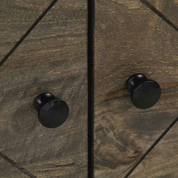 Couchtisch XT7714 Schwarz - Holzwerkstoff - 50 x 40 x 80 cm