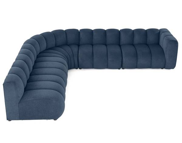Ecksofa DEBBIE Blau