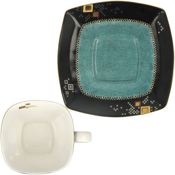 Kaffeetasse Porzellan - 14 x 8 x 14 cm