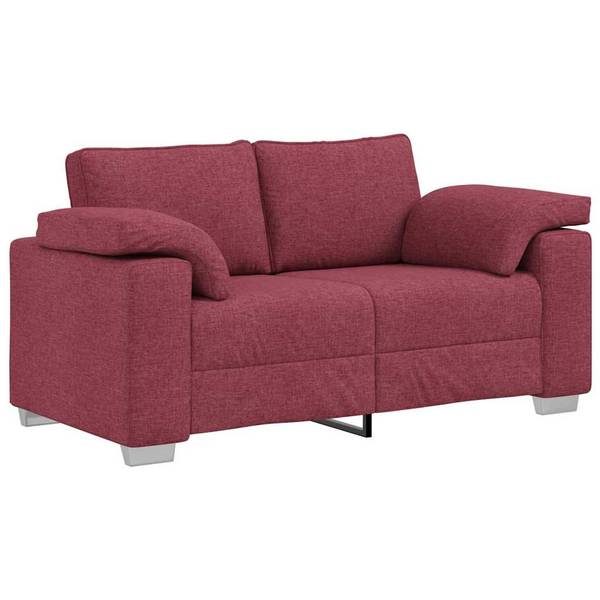 Zweiersofa 3044448-2 Braun - Stahl - 77 x 82 x 160 cm