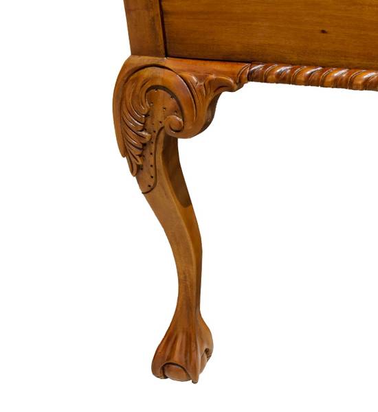 Schreibtisch CHIPENDALE I Braun - Holz teilmassiv - 160 x 79 x 80 cm