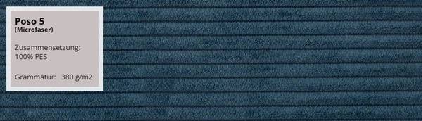 Wohnlandschaft Karl U Cord Nachtblau