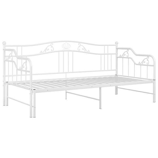 Schlafsofa 3007559 Weiß - Metall - 95 x 92 x 206 cm
