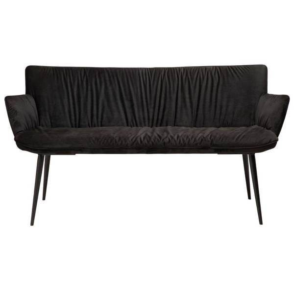 Bank Join zwart - deels massief hout - 152 x 79 x 62 cm