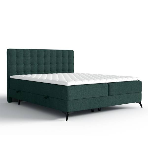Boxspringbett Annakie Grün - Liegefläche Breite: 180 cm