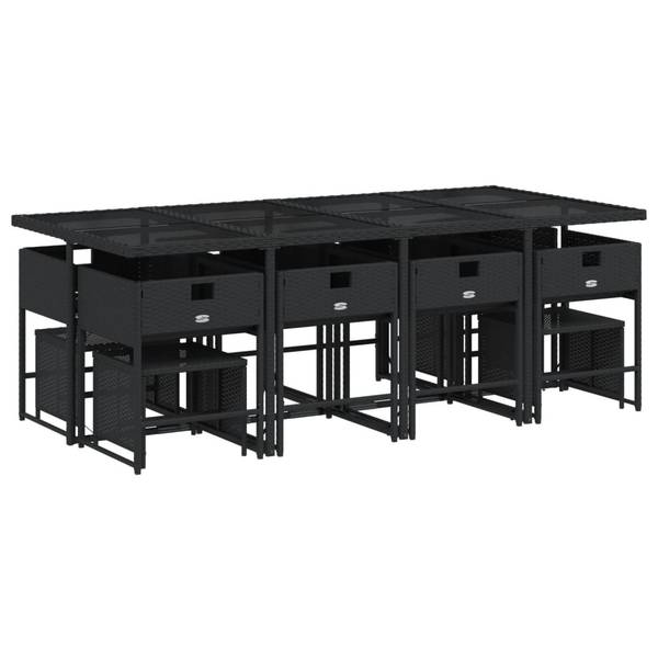 Garten-Essgruppe 3043046-5 (13-teilig) Schwarz