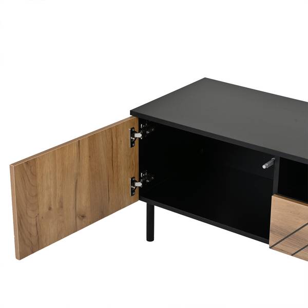 Tv-lowboard CL-RM Braun - Holzwerkstoff - 200 x 55 x 40 cm