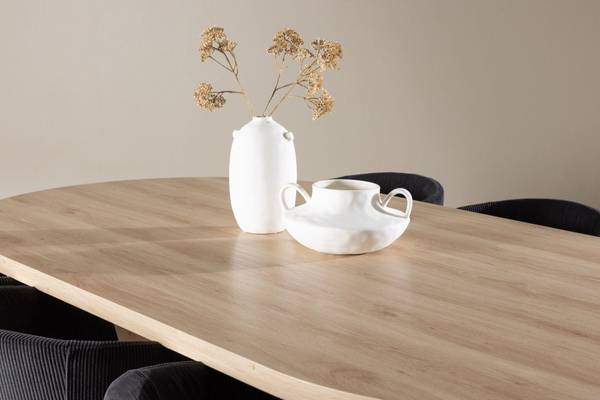 Essgruppe Bootcut mit Berit (7-teilig) Braun - Cord - Polyester - 230 x 76 x 115 cm