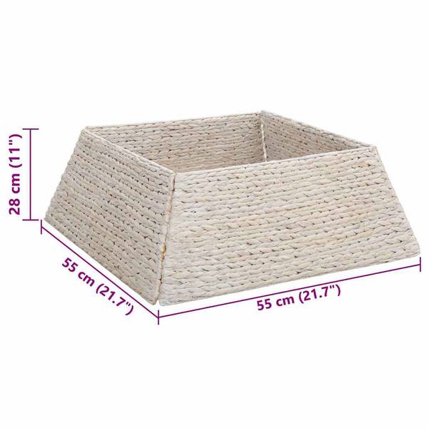 Kerstboomkraag wit - 70 x 28 x 70 cm