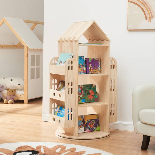 Kinderregal Sanköre Braun - Kiefer - 64 x 122 x 43 cm