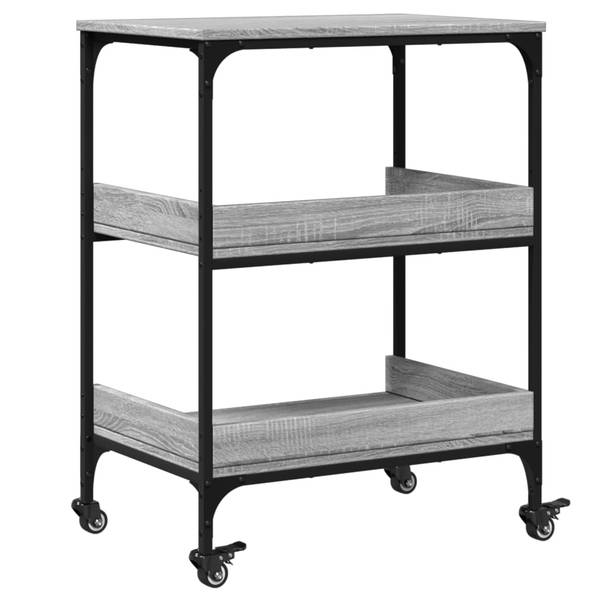 Servierwagen XT5347 Braun - Holzwerkstoff - 41 x 81 x 60 cm