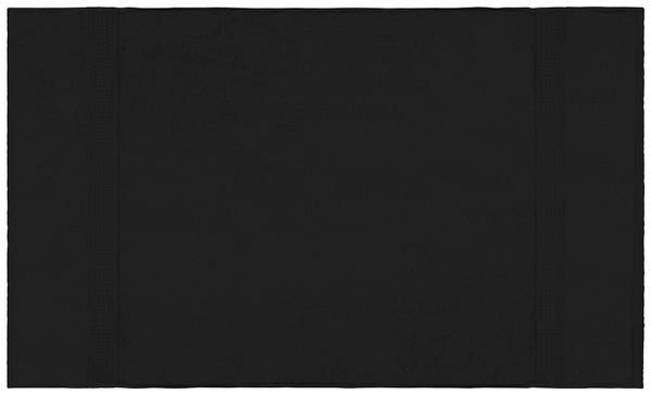 Badetuch schwarz 100x150 cm Frottee Schwarz - Frottee - 100 x 1 x 150 cm