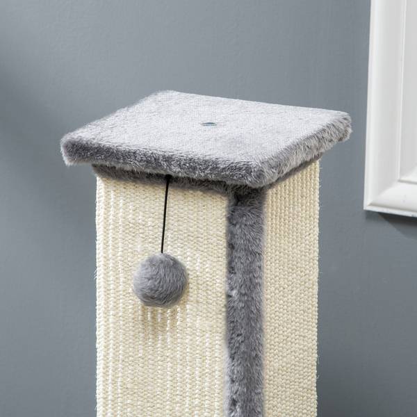 Arbre à chat D30-663V00GY Bois manufacturé - 41 x 81 x 41 cm