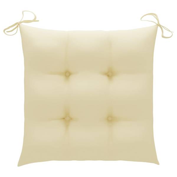 Tuinstoel 3012936-2 set van 8 crèmekleurig - Diepte: 48 cm