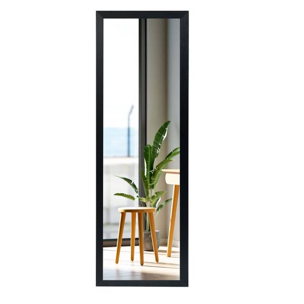 hangspiegel TI88554NWNL zwart - plaatmateriaal op houtbasis - 37 x 4 x 120 cm