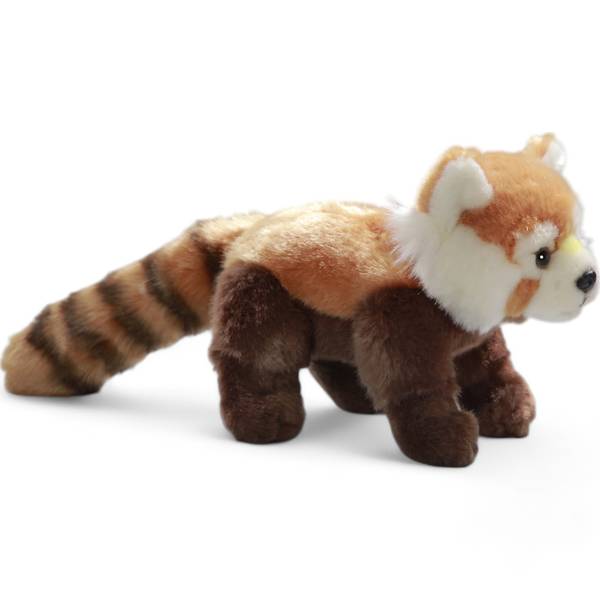 Kuscheltier Roter Panda Katzenbär Orange - Kunstfell - 10 x 16 x 24 cm