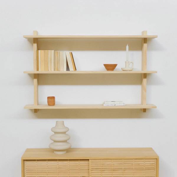 Wandregal Miramar Unlackiert Breite: 90 cm