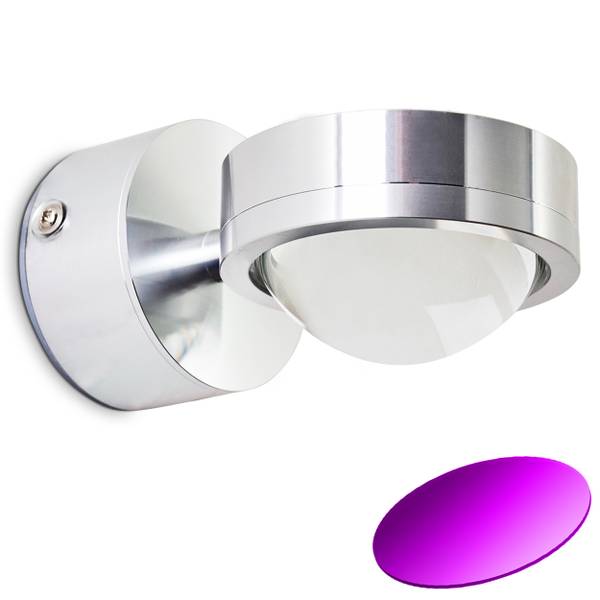 Wandleuchte 364513 Grau - Metall - 8 x 8 x 9 cm