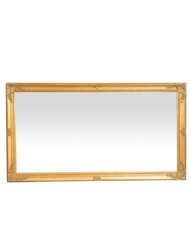 Spiegel LICHT Gold - Massivholz - 4 x 133 x 72 cm