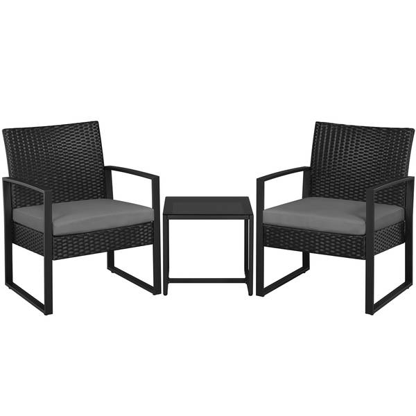Gartenmöbel-Set ARH24 3er Set Grau