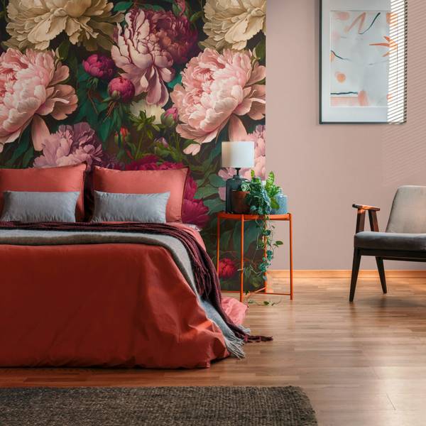 Fototapete 398621-GU Pink - Kunststoff - 159 x 1 x 280 cm