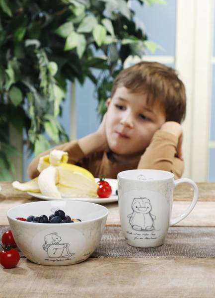 Schale Anouk - Glaub an deine Träume Grün - Porzellan - 15 x 7 x 15 cm