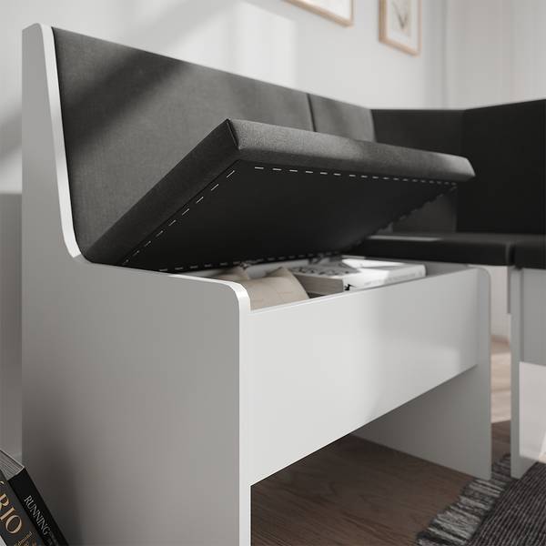 Eetkamerhoekbank Ramon 59580 wit