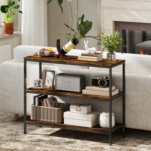 Konsolentisch 837-591V00RB Braun - Holzwerkstoff - 35 x 80 x 101 cm