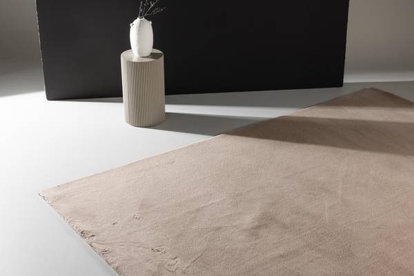 Woonkamertapijt LENI beige - textiel - 170 x 3 x 240 cm