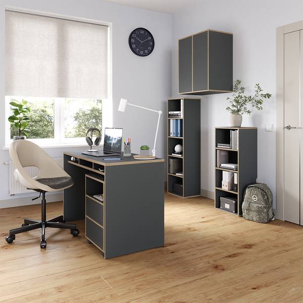 Rollcontainer Tetrix 56549 Grau - Holzwerkstoff - 42 x 61 x 55 cm