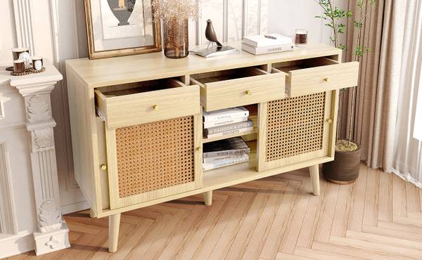 Sideboard O3128 Braun - Holzwerkstoff - 120 x 78 x 40 cm