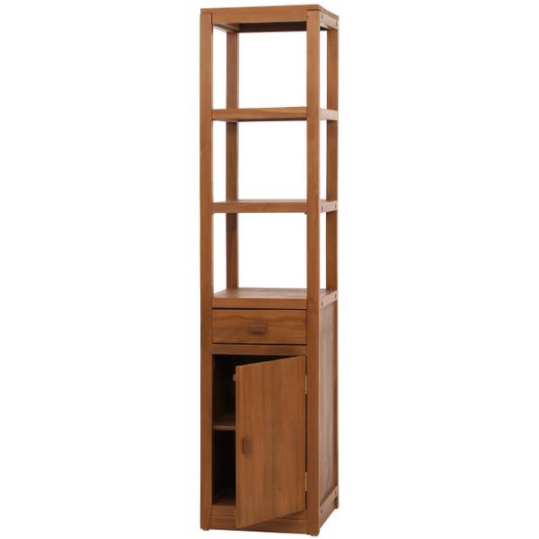 Regal M86 Braun - Teakholz - 40 x 180 x 40 cm