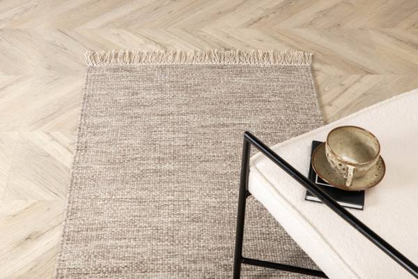 Tapis Cyrus Beige - Textile - 80 x 1 x 250 cm