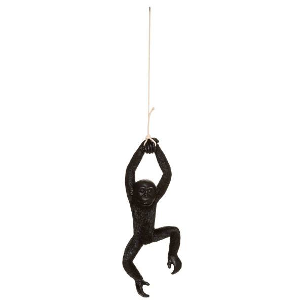 Statuette SAFARI Schwarz - Kunststoff - 14 x 6 x 38 cm