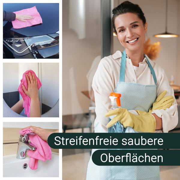 Reinigungstücher 00000006 10er-Set Rosé - Anzahl Teile im Set: 10
