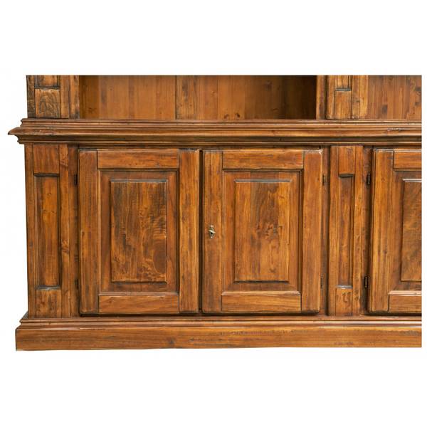 Bücherregal ITALIA Braun - Massivholz - 47 x 235 x 230 cm