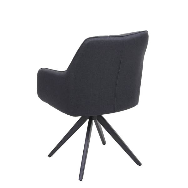 Eetkamerstoel H73 (set van 6) antracietkleurig