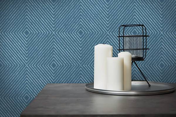 Vliestapete 369264-GU Blau - Kunststoff - 53 x 1 x 1005 cm
