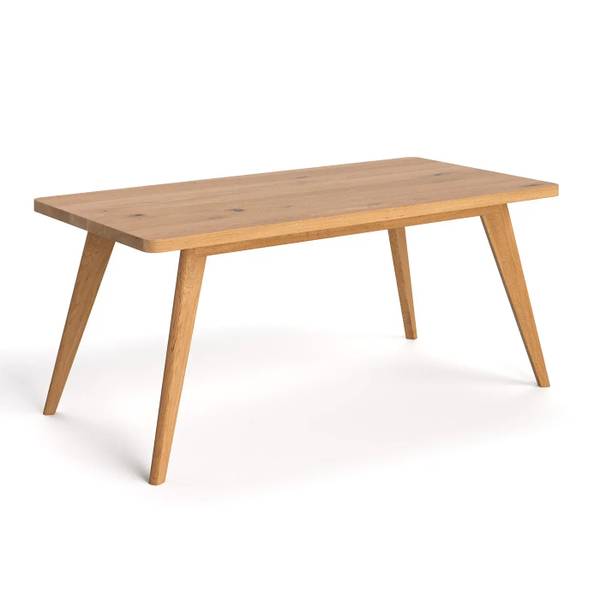 Moderner Grace-Tisch aus Massivholz 90 x 120 cm