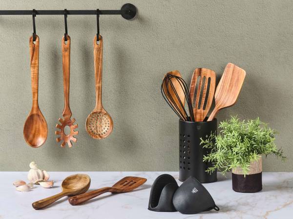 Salatbar SKOV 2-Teilig Braun - Keramik - 7 x 2 x 26 cm