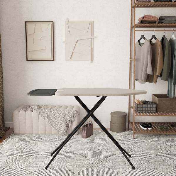 Bügelbrett Everest Pro Beige - Metall - 44 x 96 x 154 cm