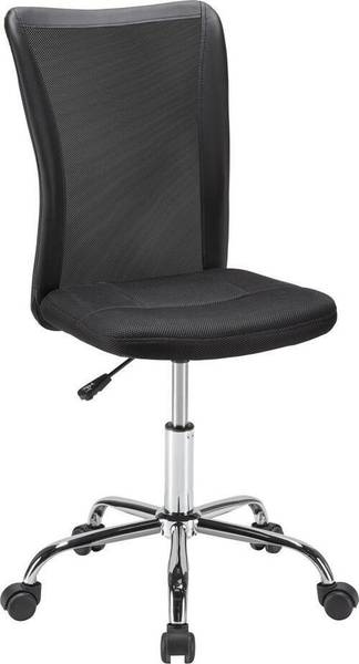 Drehstuhl SURF Schwarz - Metall - Kunststoff - Textil - Holz teilmassiv - 42 x 98 x 59 cm
