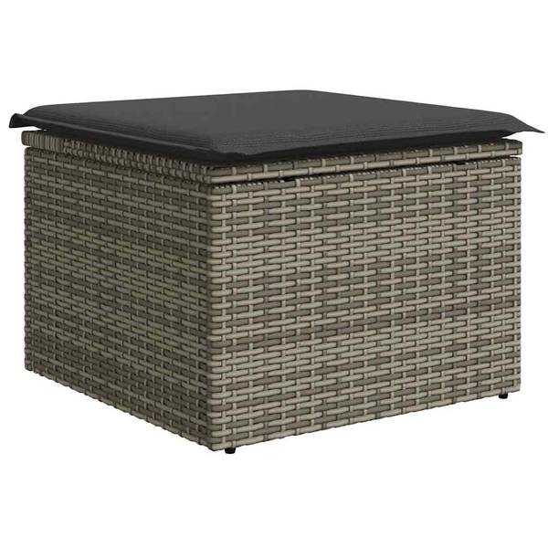 Garten-Lounge-Set 3037209-3 8-teilig Dunkelgrau - Grau